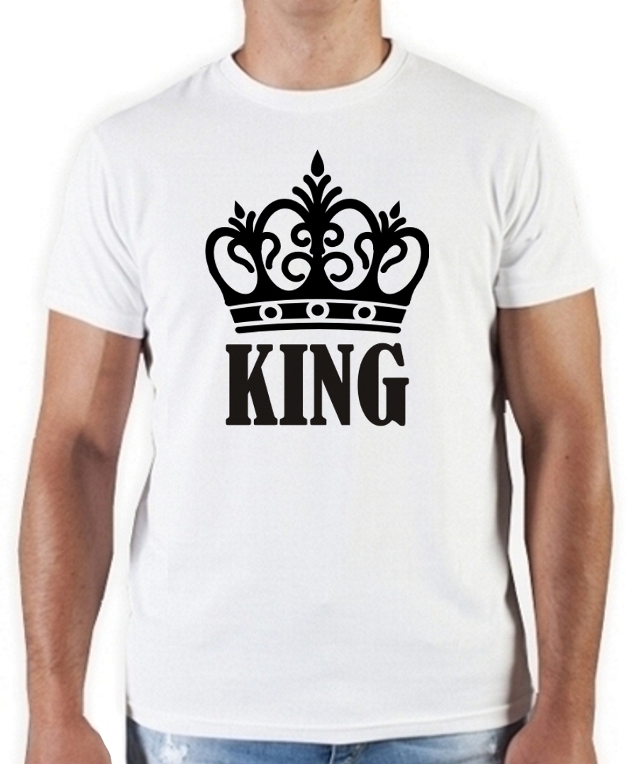 Парные футболки KING, QUEEN