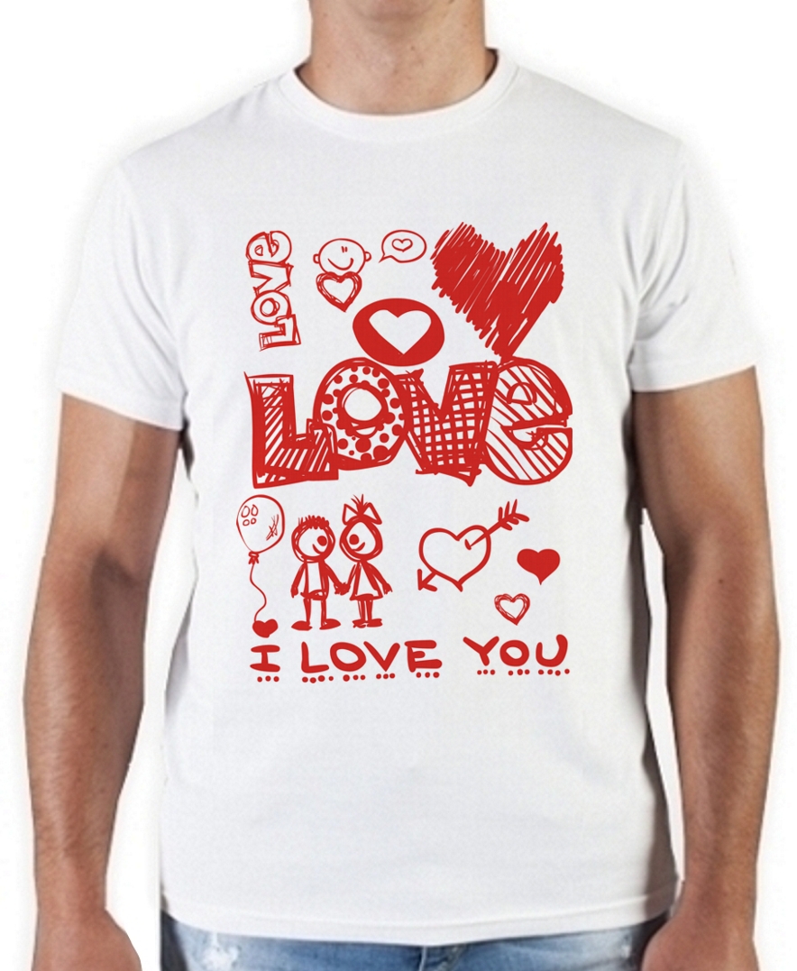 Парные футболки Надписи о любви