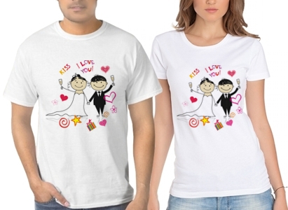 Парные футболки Счастливая пара